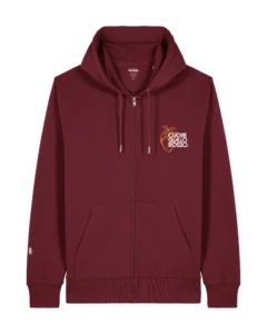 Cuore G.R. Felpa zip cappuccio
