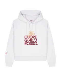 Cuore Grande Felpa cropped cappuccio